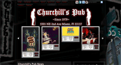 Desktop Screenshot of churchillspub.com